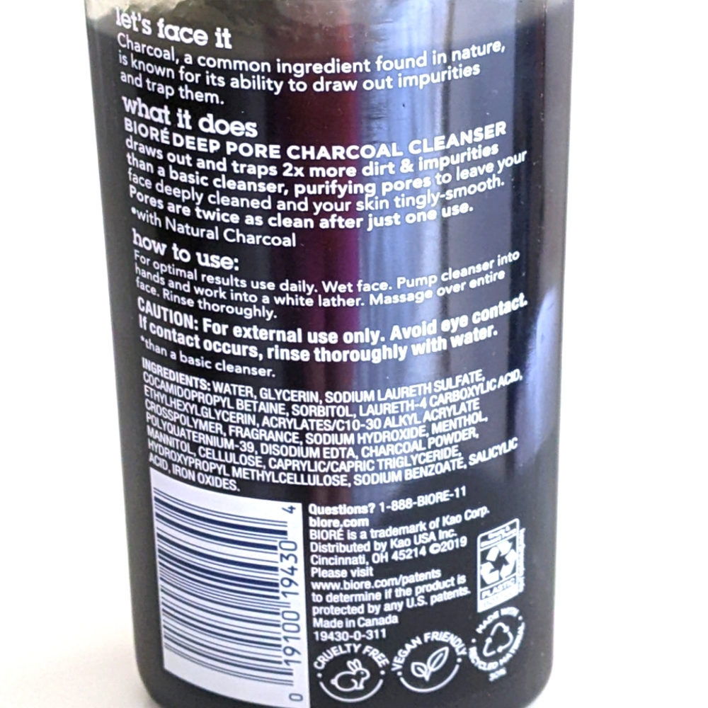BIORE CHARCOAL DEEP PORE CLEANSER - Picture 5 of 5